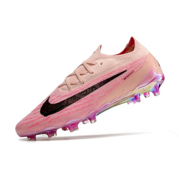 Botines Nike Phantom GX Elite FG Rosa Negro