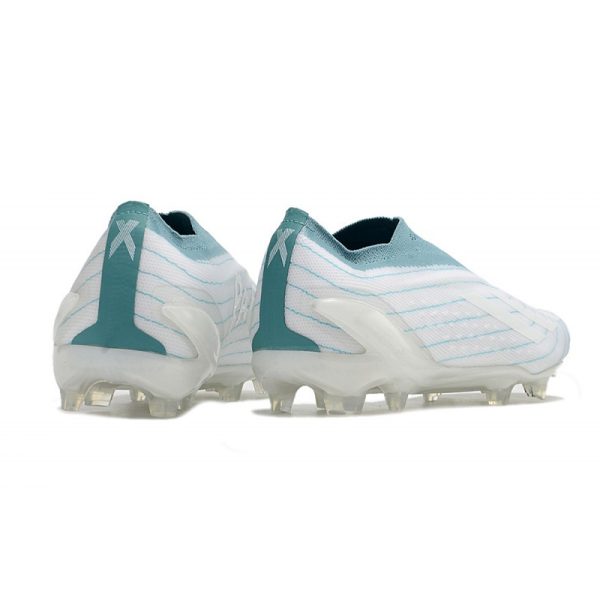 Botines adidas Copa Pure+ FG Blanco Gris Dos Azul Usado