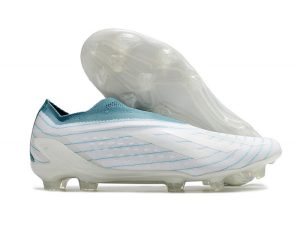 Botas de Fútbol adidas Copa Pure+ FG Blanco Gris Dos Azul Usado
