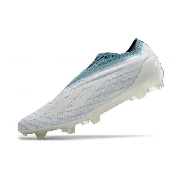 Botines adidas Copa Pure+ FG Blanco Gris Dos Azul Usado