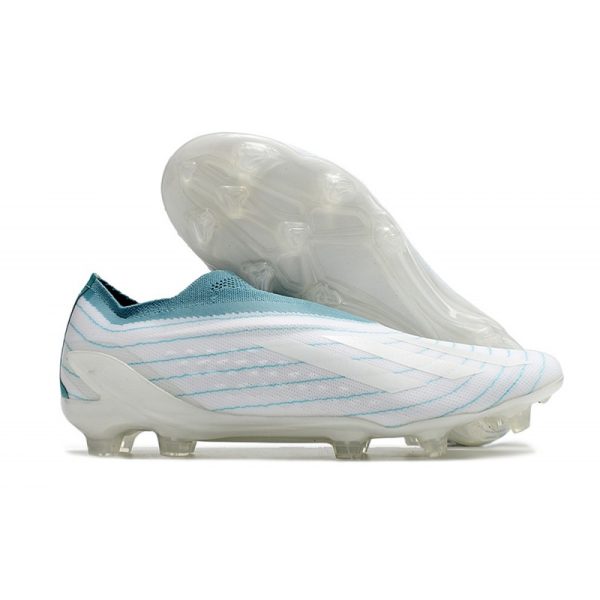 Botas de Fútbol adidas Copa Pure+ FG Blanco Gris Dos Azul Usado