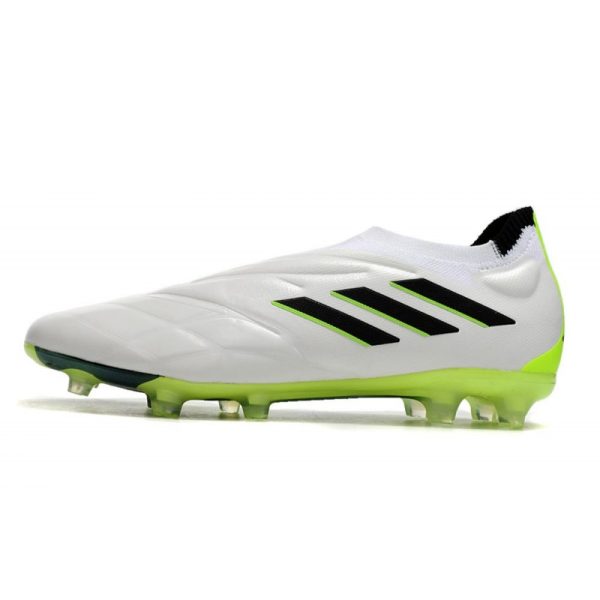 Botines adidas Copa Pure+ FG Blanco Negro Limón Lúcido