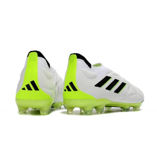 Botines adidas Copa Pure+ FG Blanco Negro Limón Lúcido