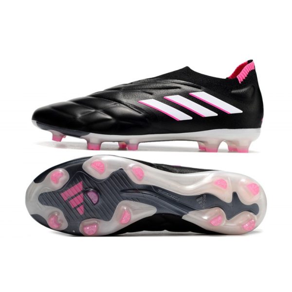 Botines adidas Copa Pure+ FG Negro Zero Met Equipo Rosa