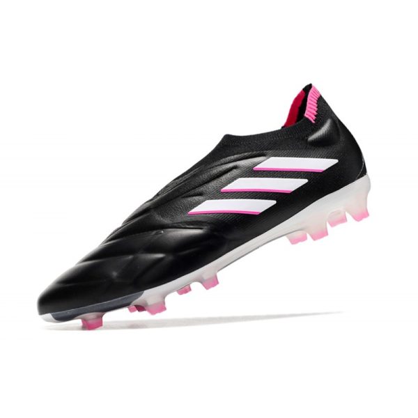 Botines adidas Copa Pure+ FG Negro Zero Met Equipo Rosa