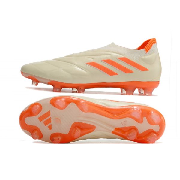 Botines adidas Copa Pure+ FG Off Blanco Equipo Solar Naranja