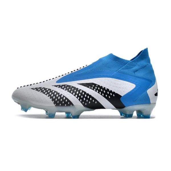 Botines adidas Predator Accuracy + FG Blanco Aul Negro