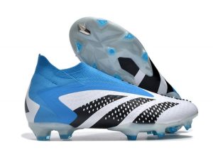 Botines adidas Predator Accuracy + FG Blanco Aul Negro