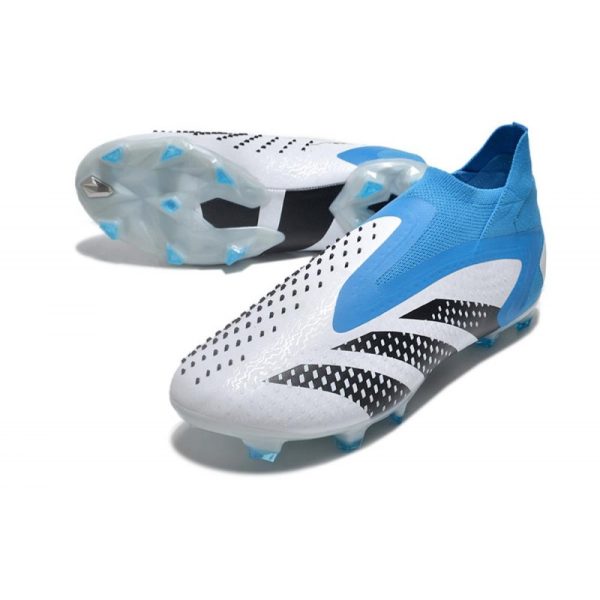 Botines adidas Predator Accuracy + FG Blanco Aul Negro