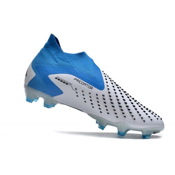 Botines adidas Predator Accuracy + FG Blanco Aul Negro