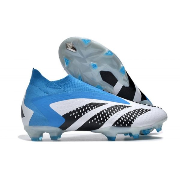 Botines adidas Predator Accuracy + FG Blanco Aul Negro