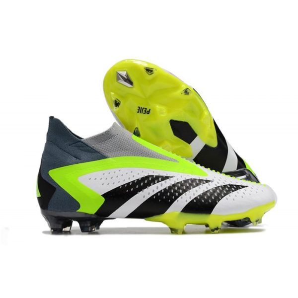 Botas de Fútbol adidas Predator Accuracy + FG Blanco Negro Limón Lúcido