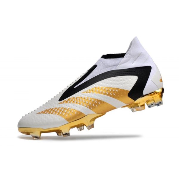 Botines adidas Predator Accuracy + FG Blanco Oro Negro