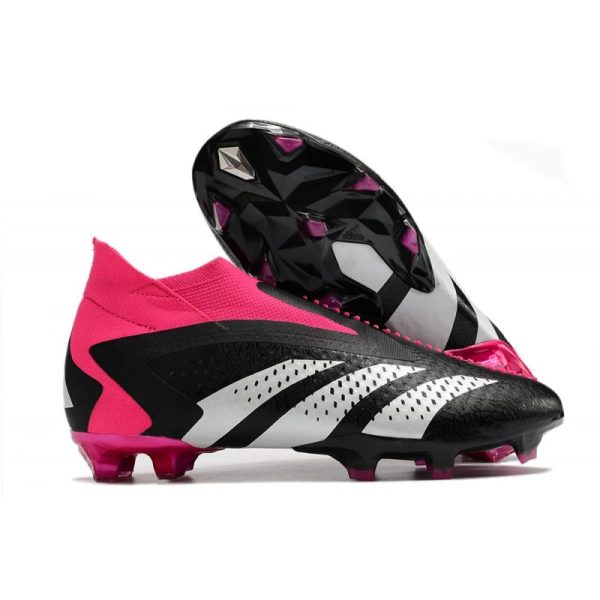 Botas de Fútbol adidas Predator Accuracy + FG Negro Blanco Equipo Rosa