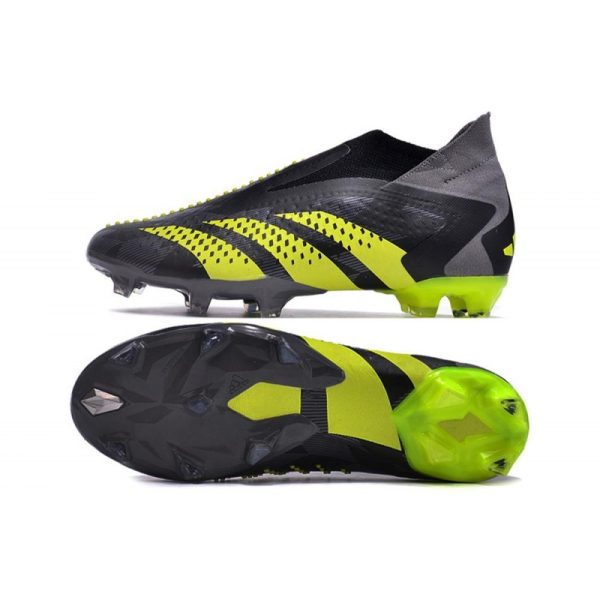 Botines adidas Predator Accuracy + FG Negro Verde