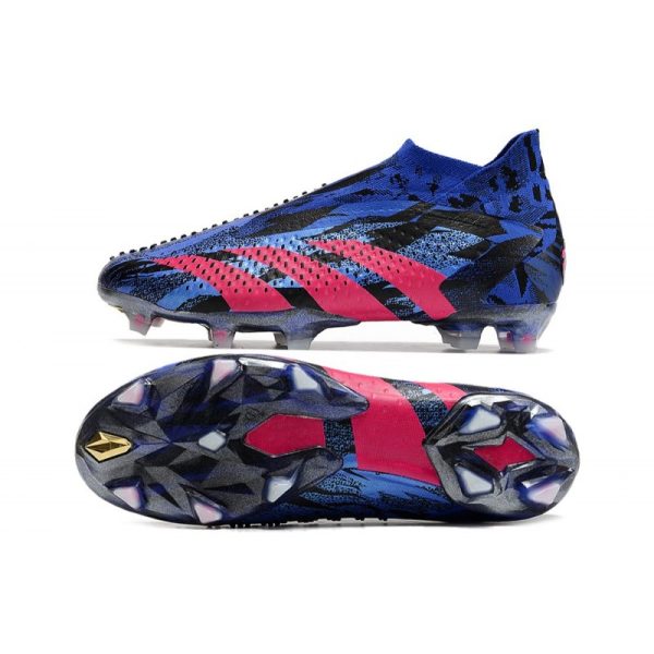 Botines adidas Predator Accuracy + FG Paul Pogba Azul Lúcido Equipo Rea Magenta Core Negro