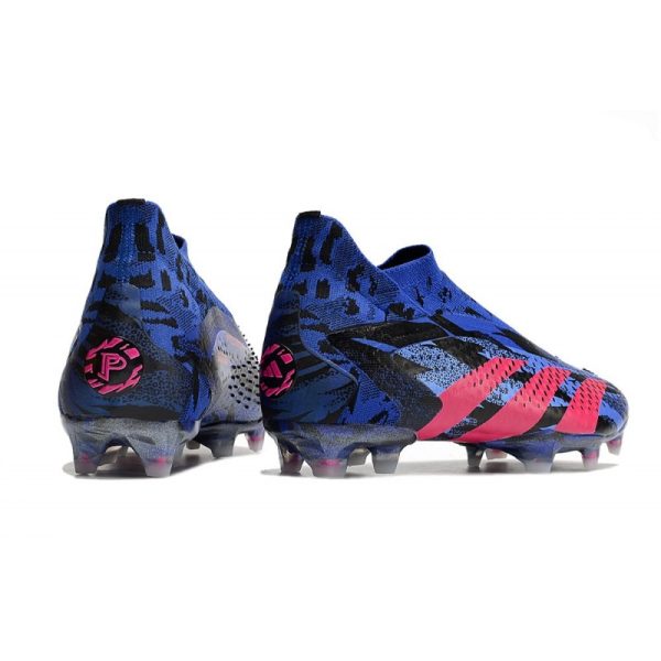 Botines adidas Predator Accuracy + FG Paul Pogba Azul Lúcido Equipo Rea Magenta Core Negro