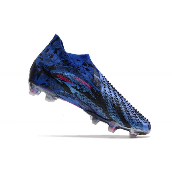 Botines adidas Predator Accuracy + FG Paul Pogba Azul Lúcido Equipo Rea Magenta Core Negro