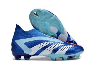 Botines adidas Predator Accuracy + FG Royal Vivo Blanco