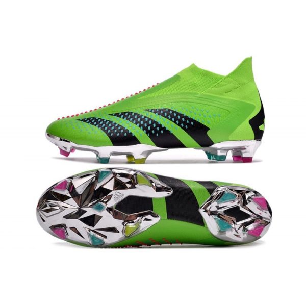 Botines adidas Predator Accuracy + FG Verde Negro