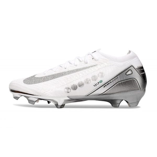 Nike Air Zoom Mercurial Vapor XVI Elite FG Blanco Plateado