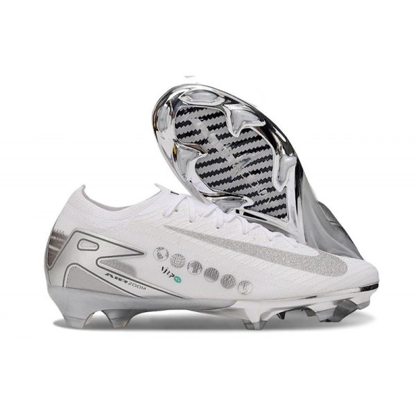 Nike Air Zoom Mercurial Vapor XVI Elite FG Blanco Plateado