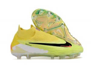 Botas de Fútbol Nike Phantom GX Elite DF FG Amarillo Verde Negro