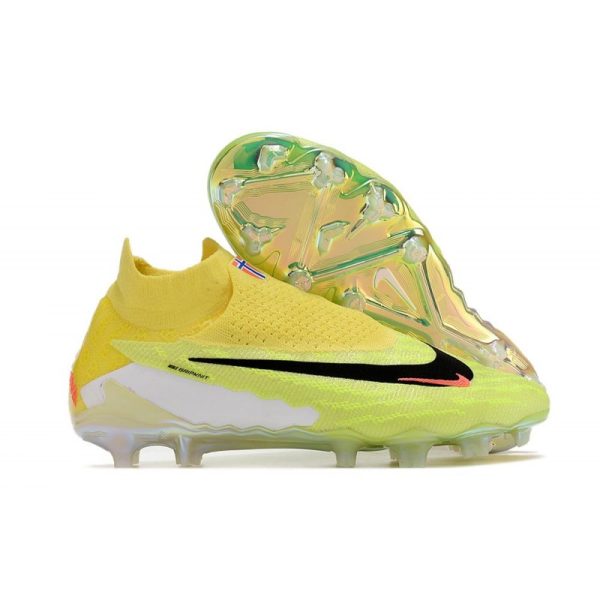 Botas de Fútbol Nike Phantom GX Elite DF FG Amarillo Verde Negro