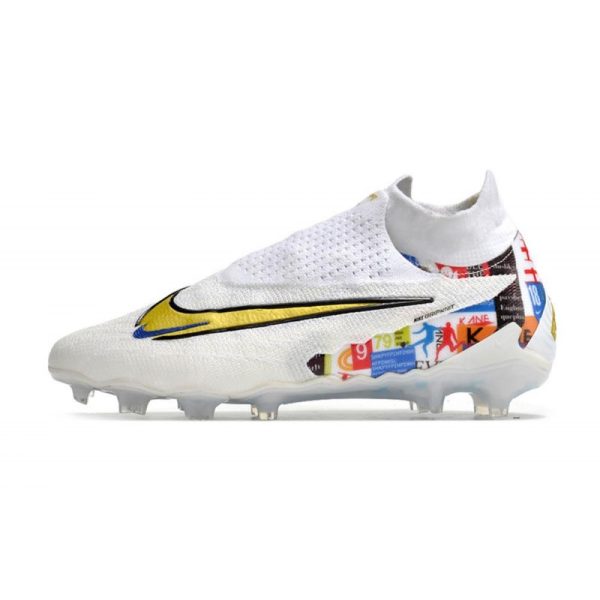 Nike Bota Phantom GX Elite DF FG Blanco Oro