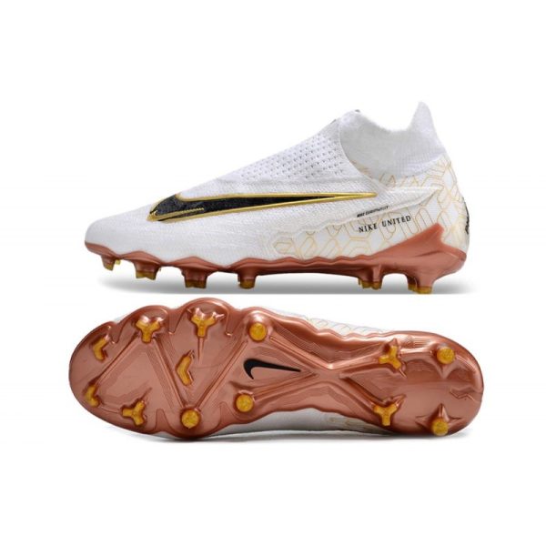 Nike Bota Phantom GX Elite DF FG Blanco Oro