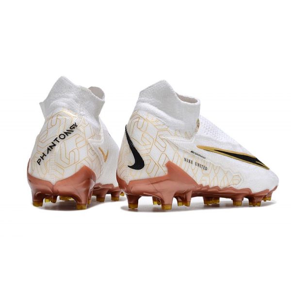 Nike Bota Phantom GX Elite DF FG Blanco Oro