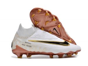 Botas de Fútbol Nike Phantom GX Elite DF FG Blanco Oro