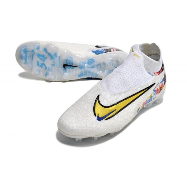 Nike Bota Phantom GX Elite DF FG Blanco Oro