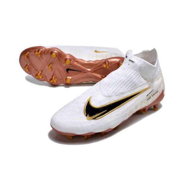 Nike Bota Phantom GX Elite DF FG Blanco Oro
