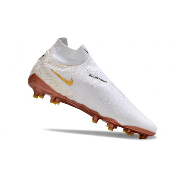 Nike Bota Phantom GX Elite DF FG Blanco Oro