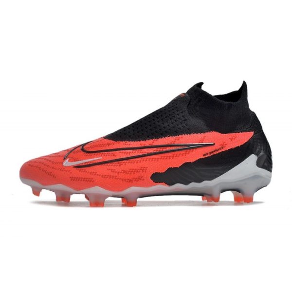 Nike Bota Phantom GX Elite DF FG Carmesí Vivo Negro Blanco