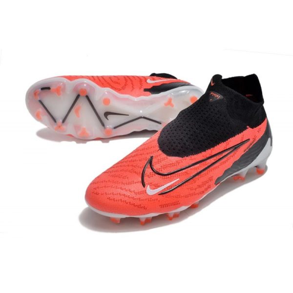 Nike Bota Phantom GX Elite DF FG Carmesí Vivo Negro Blanco