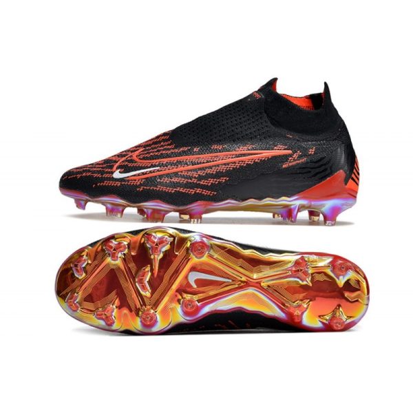 Nike Bota Phantom GX Elite DF FG Negro Carmesí Blanco