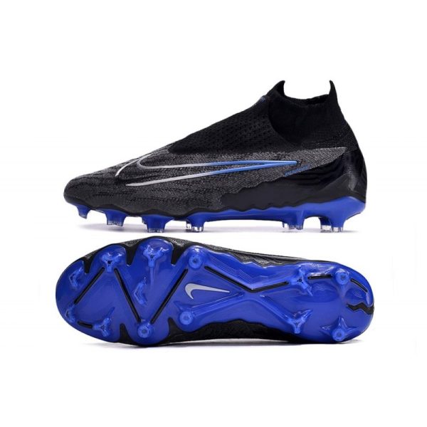 Nike Bota Phantom GX Elite DF FG Negro Cromo Hyper Royal