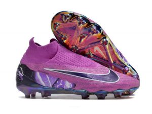 Botas de Fútbol Nike Phantom GX Elite DF FG Violeta Negro
