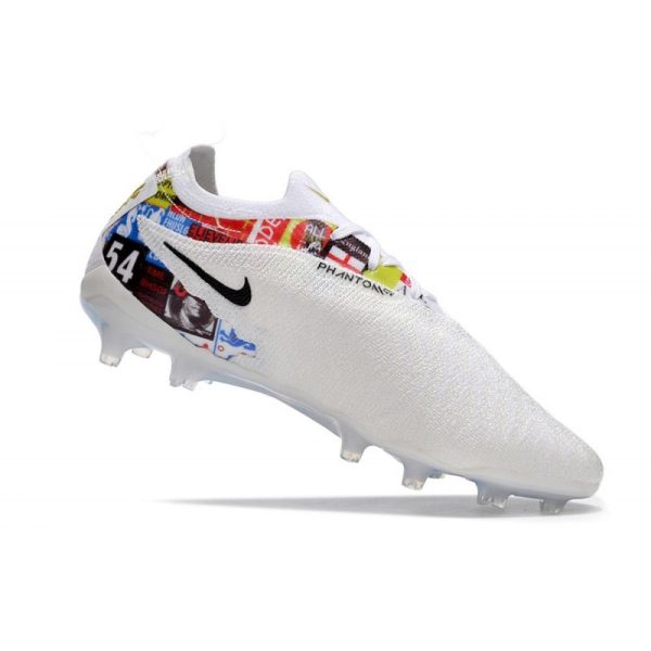 Nike Phantom GX Elite FG Bota de Futbol Blanco Dorado