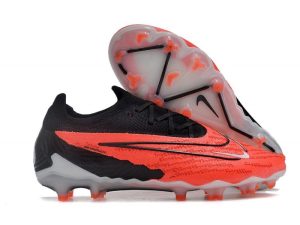Botas de Fútbol Nike Phantom GX Elite FG Carmesí Vivo Negro Blanco