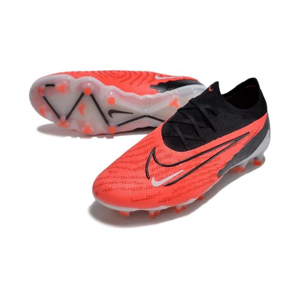 Nike Phantom GX Elite FG Bota de Futbol Carmesí Vivo Negro Blanco