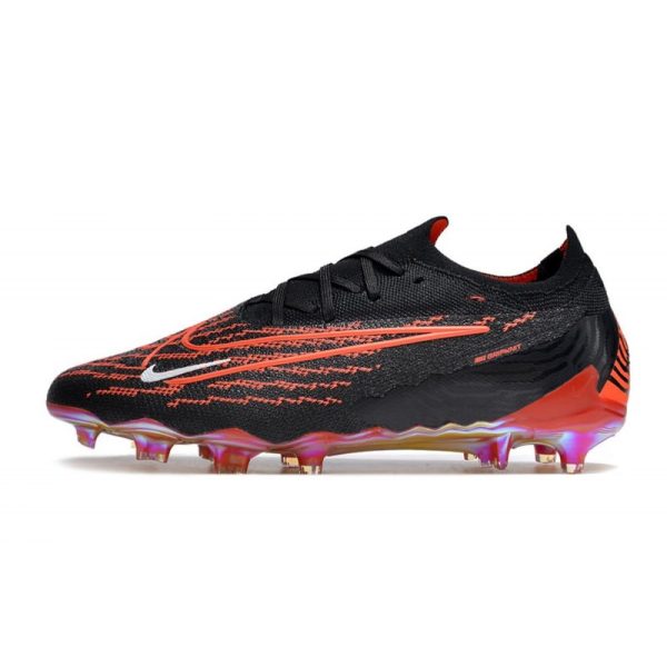 Nike Phantom GX Elite FG Bota de Futbol Negro Carmesí Blanco