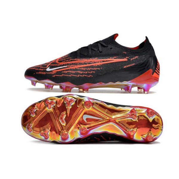 Nike Phantom GX Elite FG Bota de Futbol Negro Carmesí Blanco