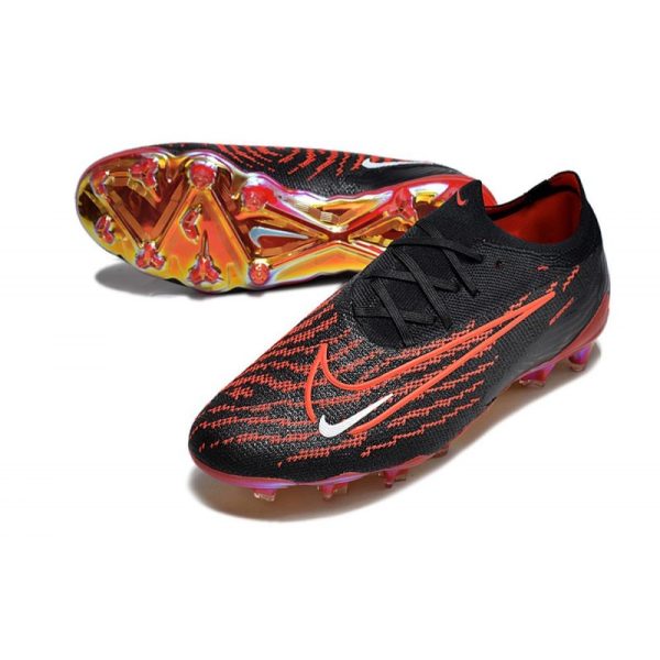 Nike Phantom GX Elite FG Bota de Futbol Negro Carmesí Blanco