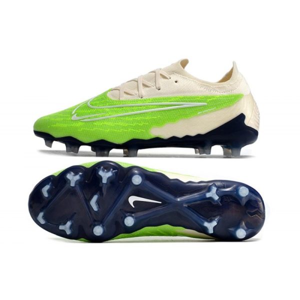 Nike Phantom GX Elite FG Bota de Futbol Verde Blanco