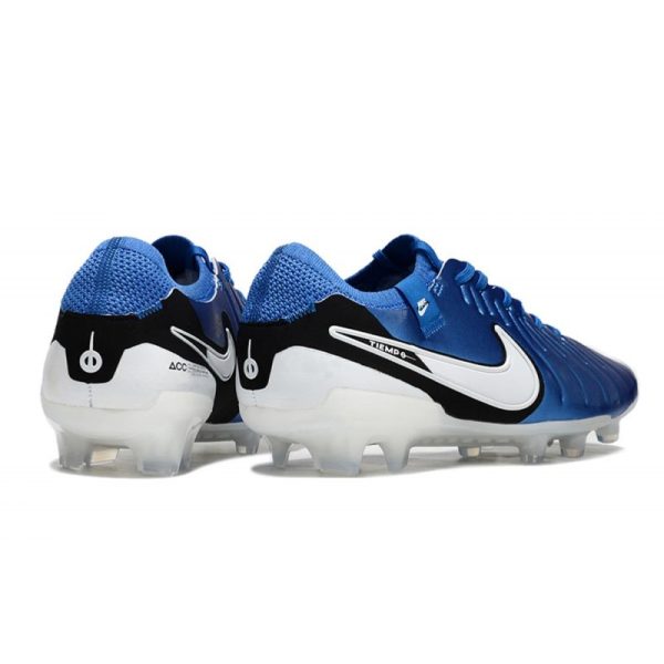 Nike Tiempo Legend 10 Elite FG Bota Azul Blanco