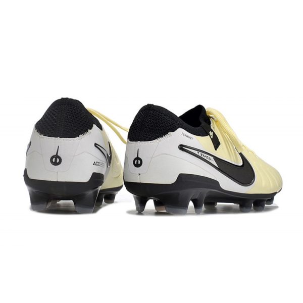 Nike Tiempo Legend 10 Elite FG Bota Beige Negro