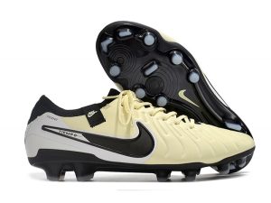 Nike Tiempo Legend 10 Elite FG Bota Beige Negro